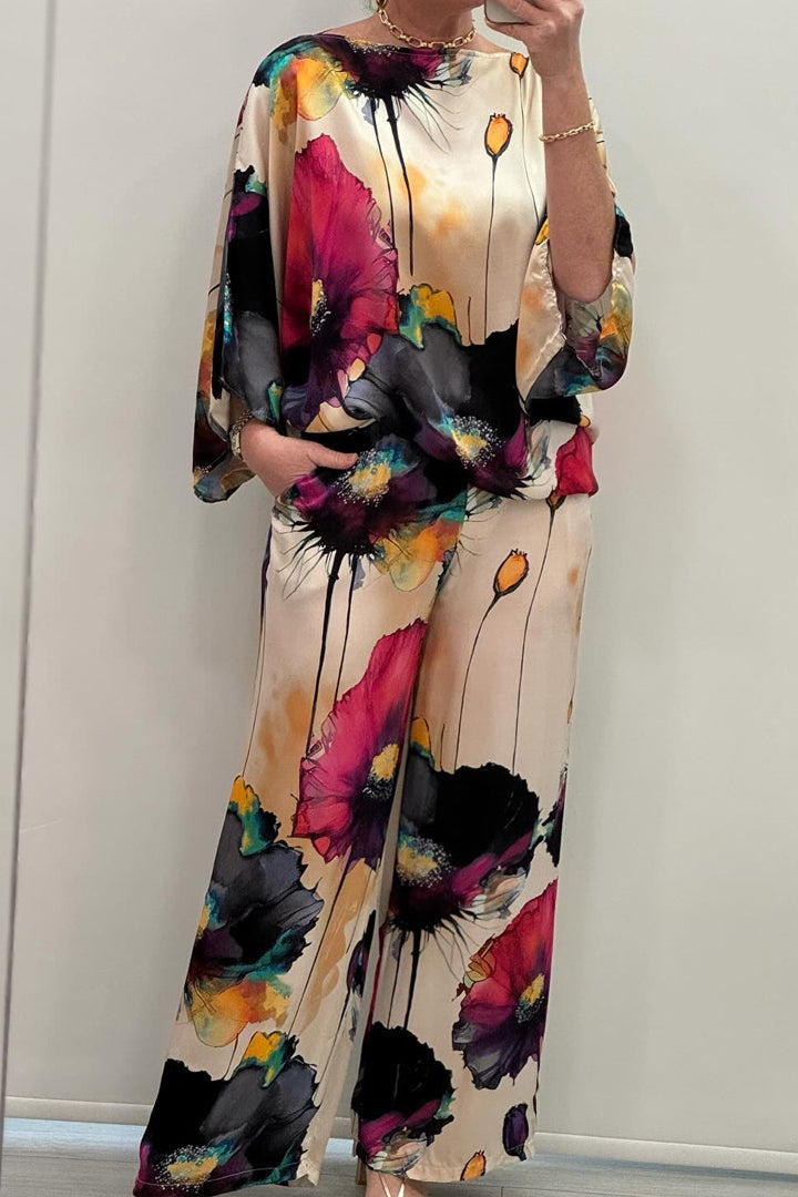 EMMA - Set Elegante Stampato Multicolore