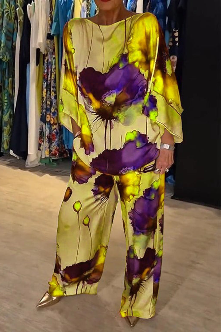 EMMA - Set Elegante Stampato Multicolore