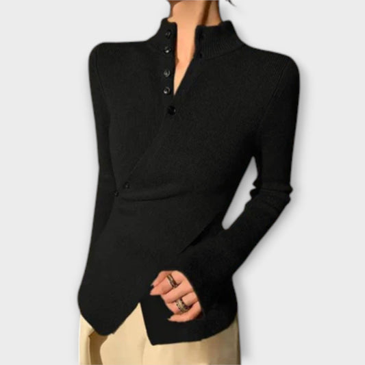 VARNA - Mireko – Maglione in fine maglia con bottoni
