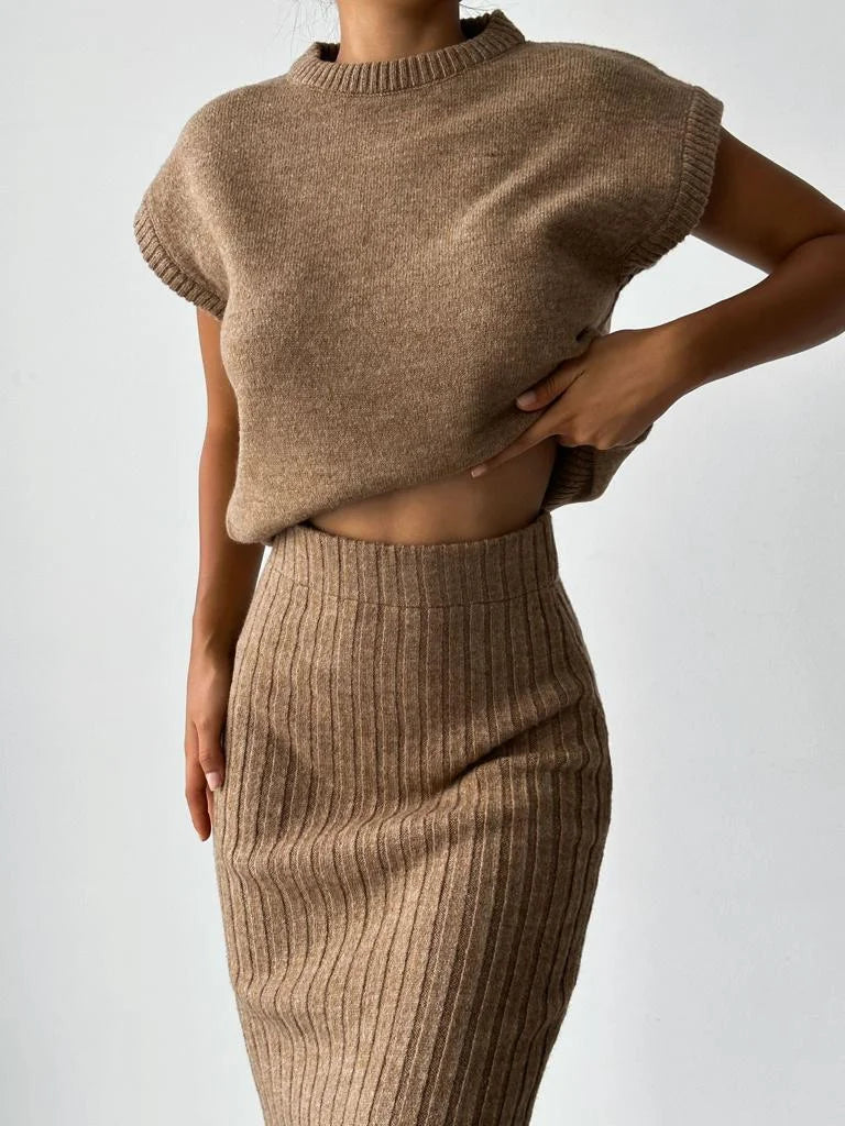 ISABELLA - Abito comfy marrone, nero o grigio
