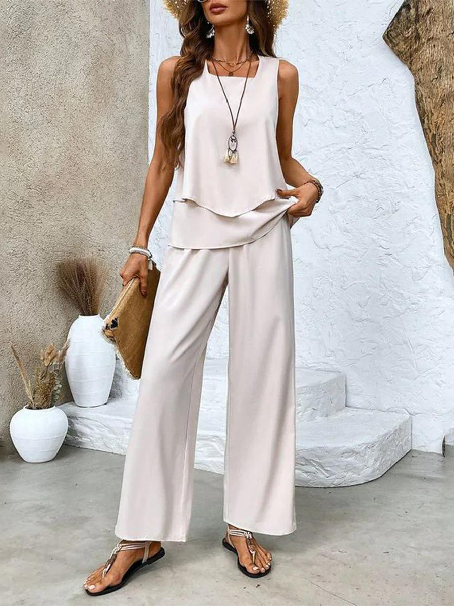 ULIA - Completo Estivo a Righe Multicolore elegante