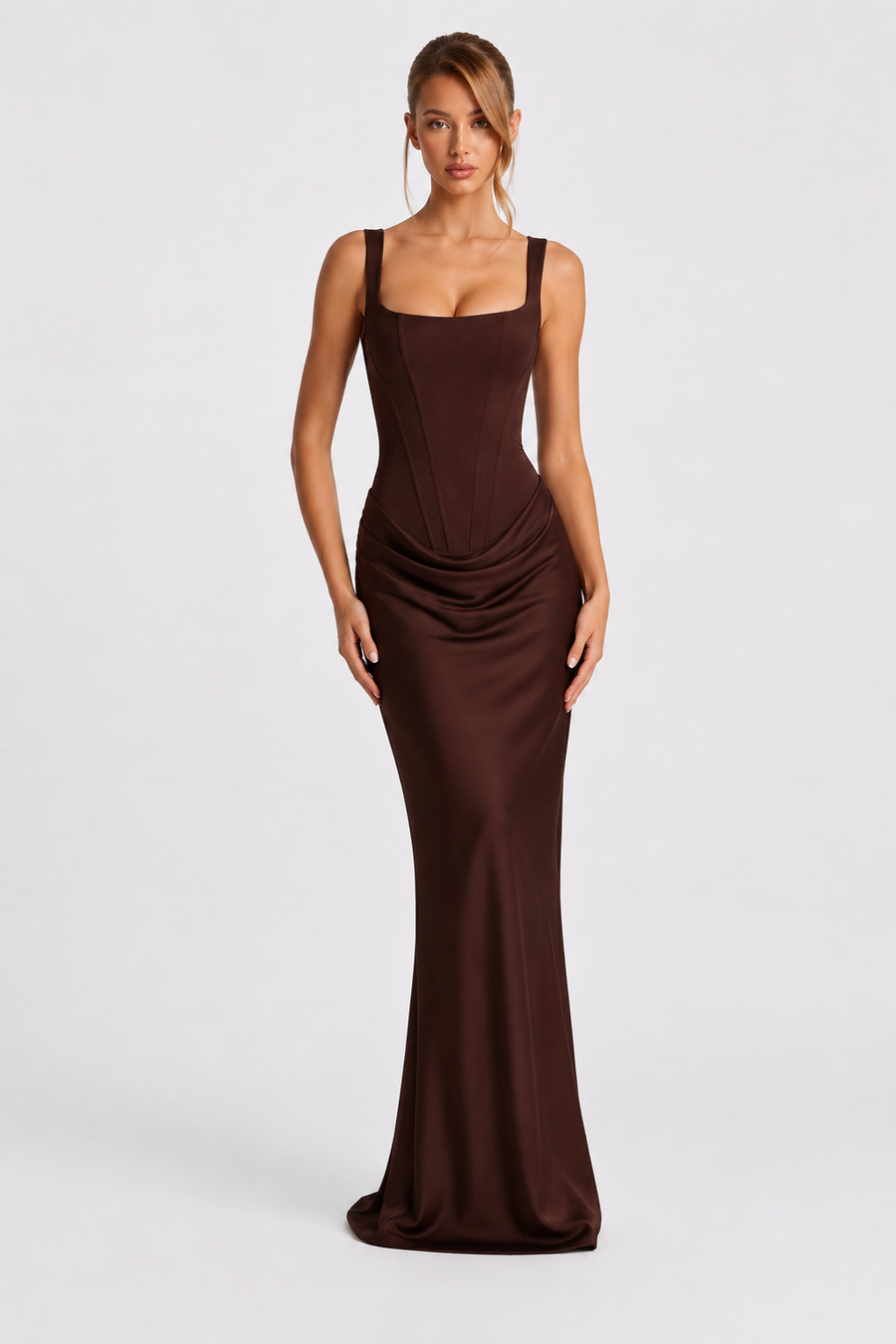 GIULIA - Abito Maxi con Corsetto