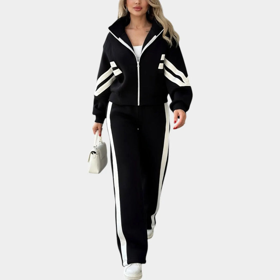 MONACO - Set due pezzi con bande laterali per uscite casual chic ✨