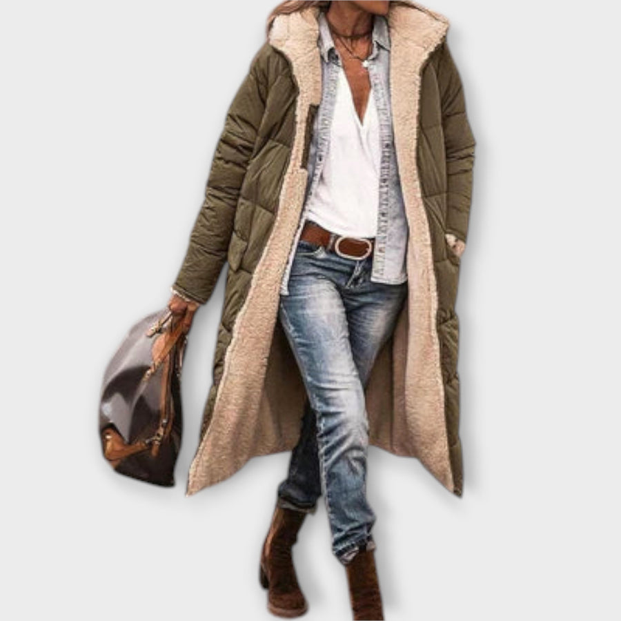 TARTANO - Cappotto invernale foderato e avvolgente