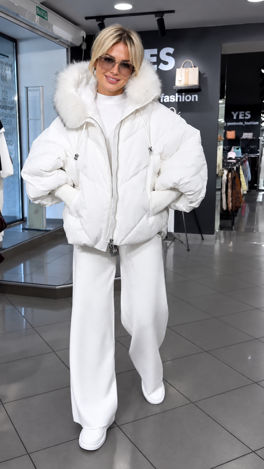 MELDOLA - Fur Collar Puffer Coat