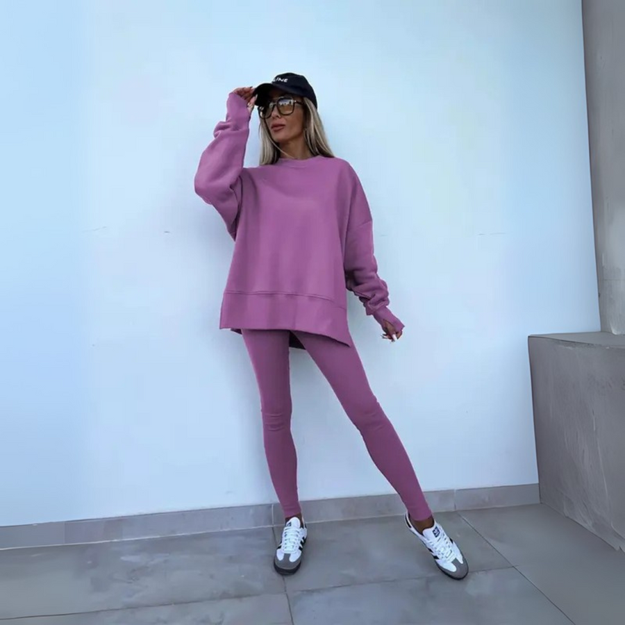 SOFIA - Completo felpa e pantaloni in quattro colori
