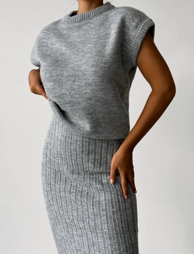 ISABELLA - Abito comfy marrone, nero o grigio
