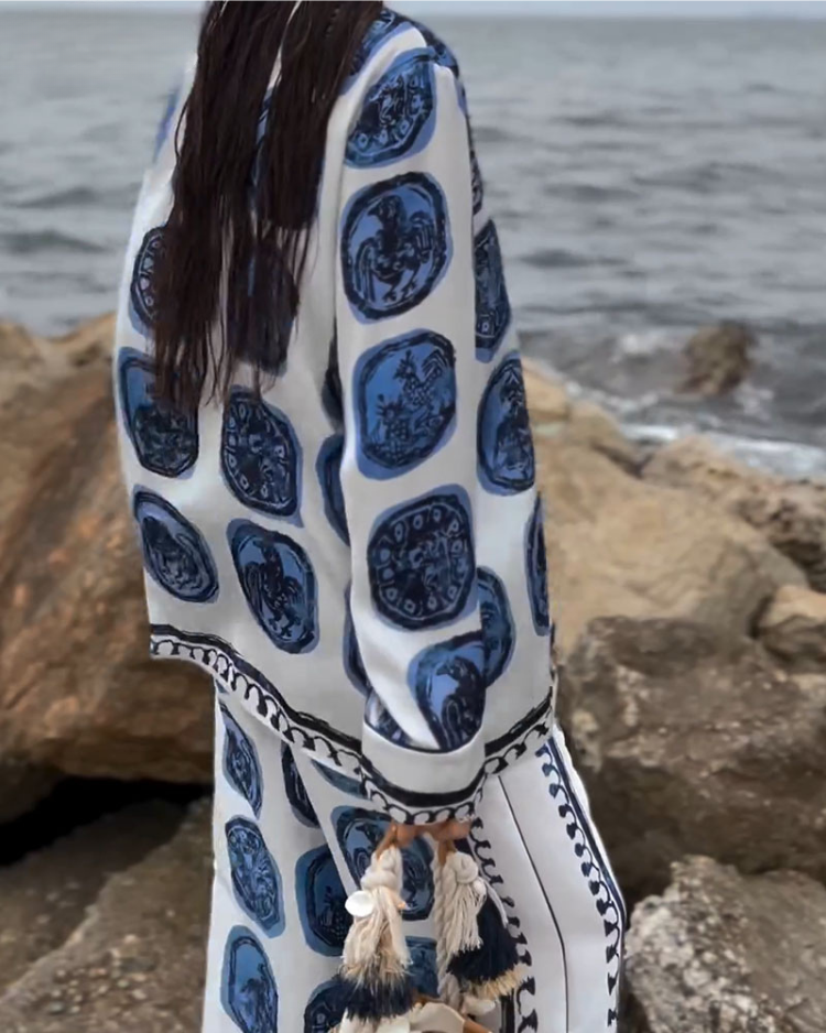GIULIA - Set due pezzi blu