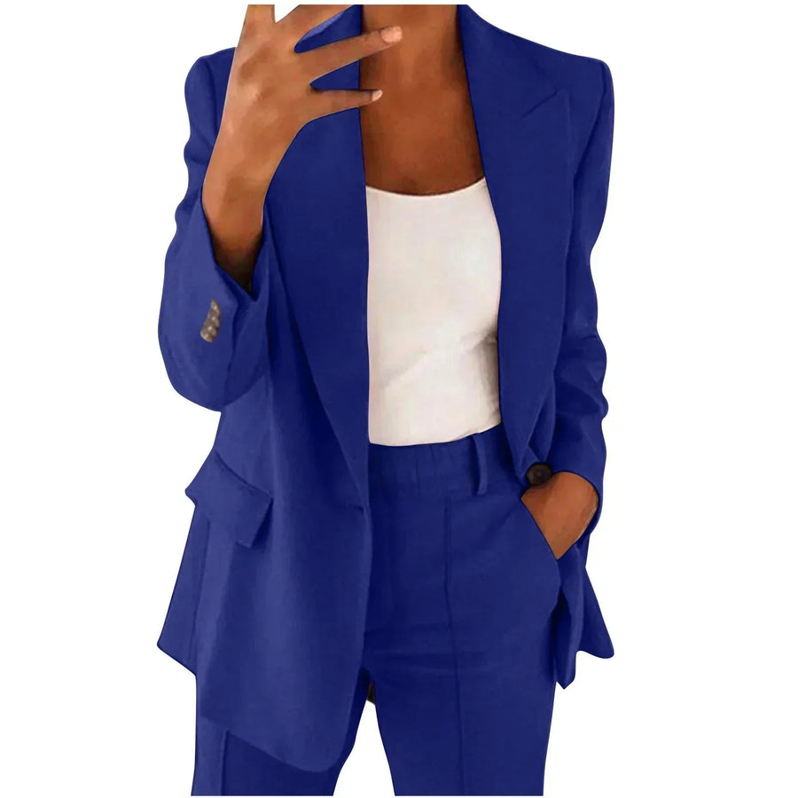 ALICE - Completo blazer e pantalone elegante multicolore
