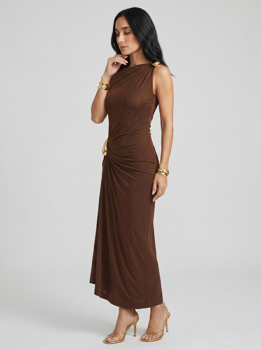 ALESSIA - Abito elegante con ruches