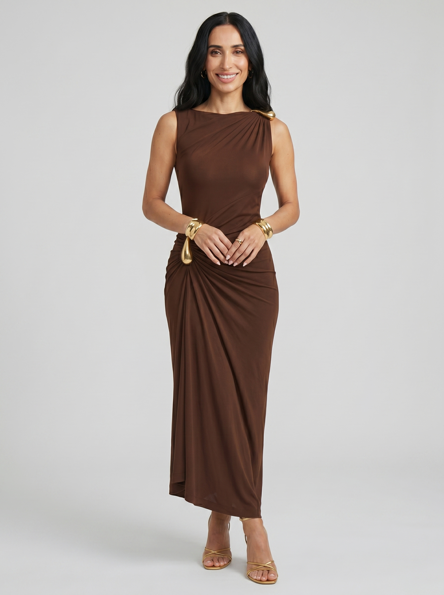 ALESSIA - Abito elegante con ruches