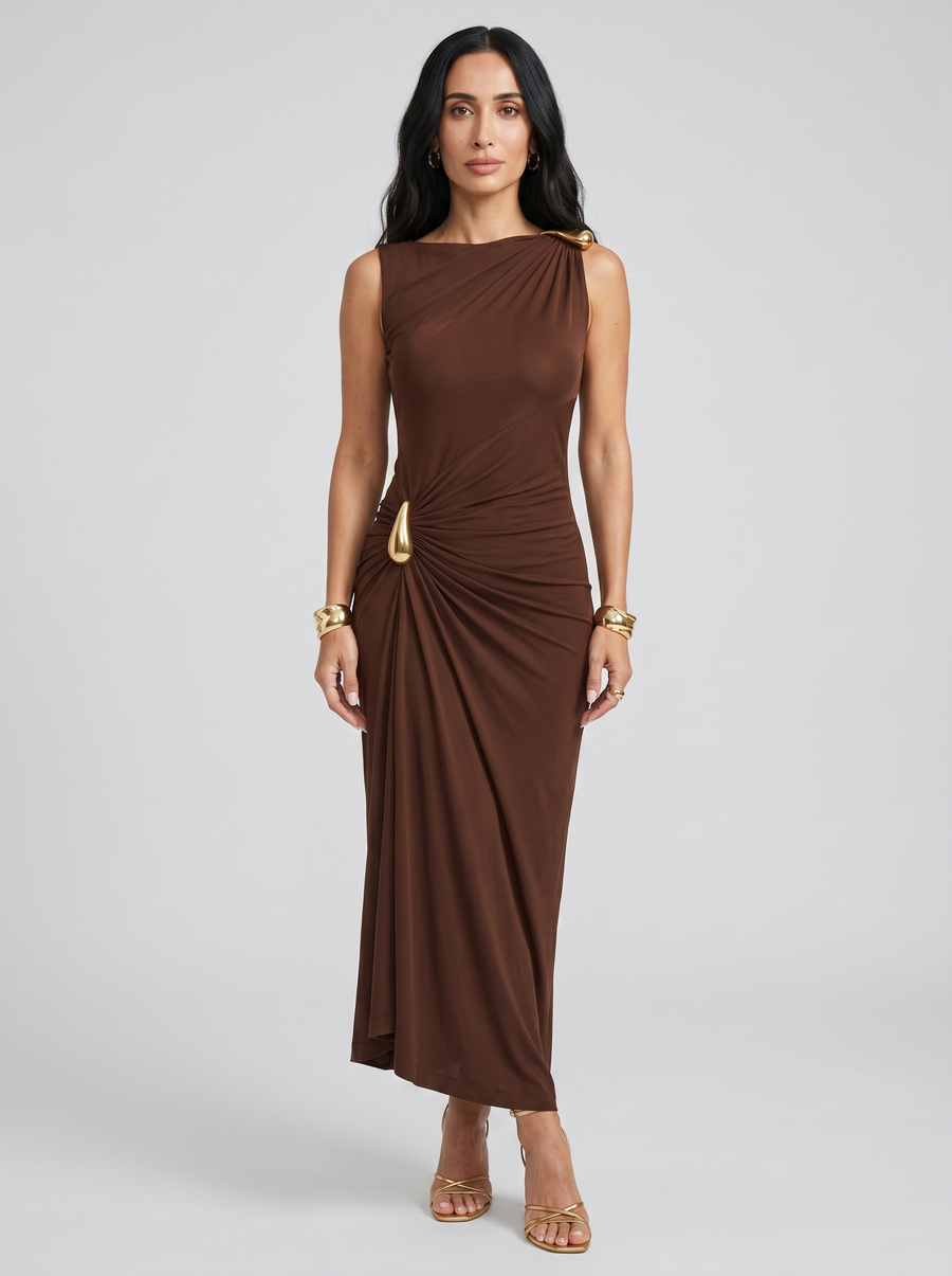 ALESSIA - Abito elegante con ruches