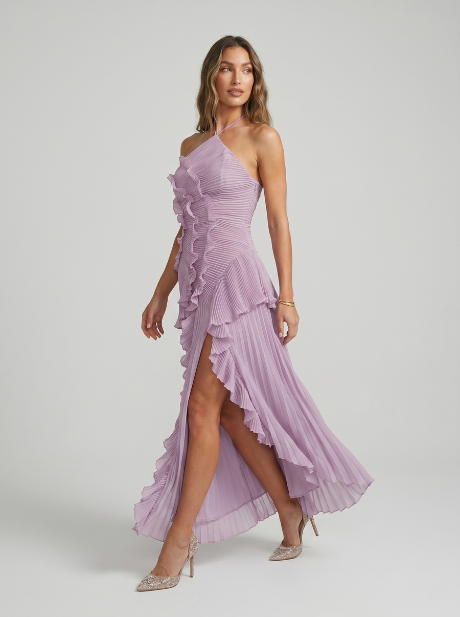 VITTORIA - Abito Plissettato Elegante