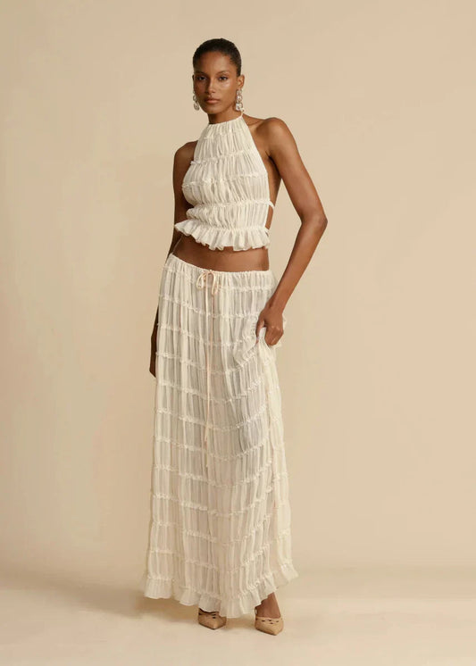 Set bianco (Gonna + Top)