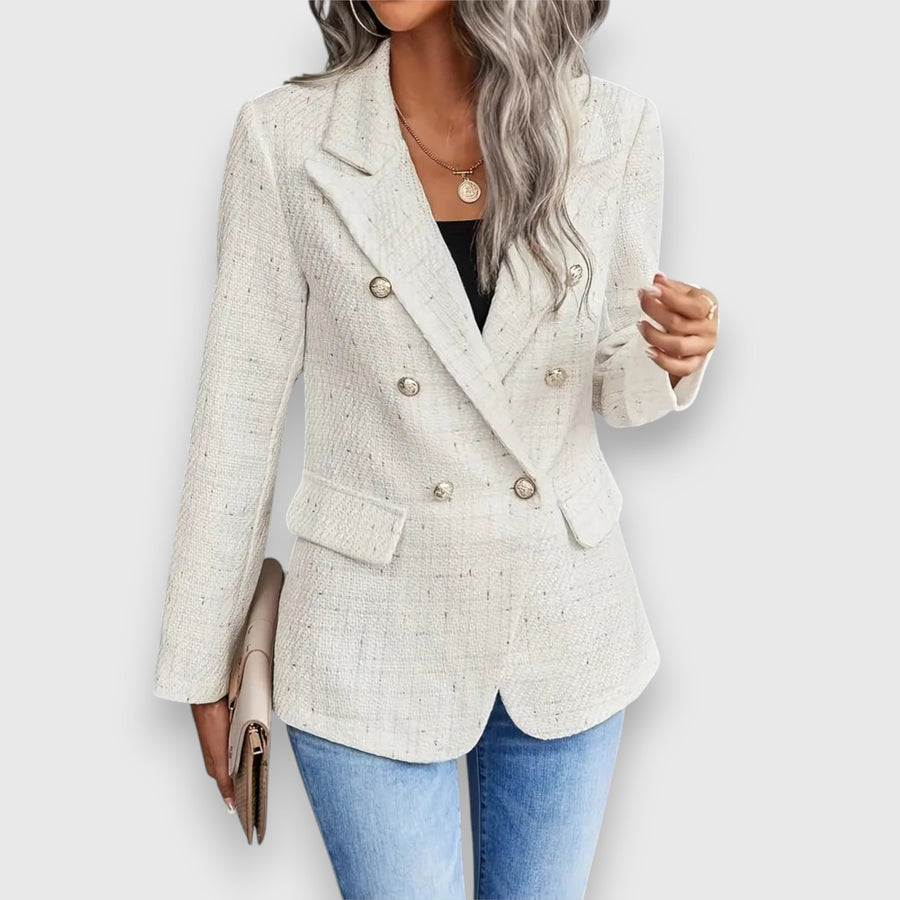 ROSE - Blazer in tweed leggero dal taglio femminile