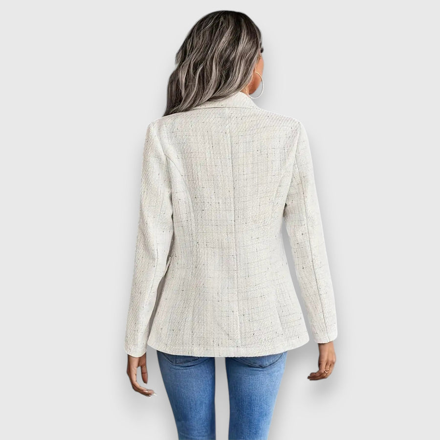 ROSE - Blazer in tweed leggero dal taglio femminile
