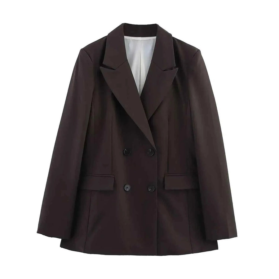 CALCIO - Set due pezzi con blazer lungo sartoriale