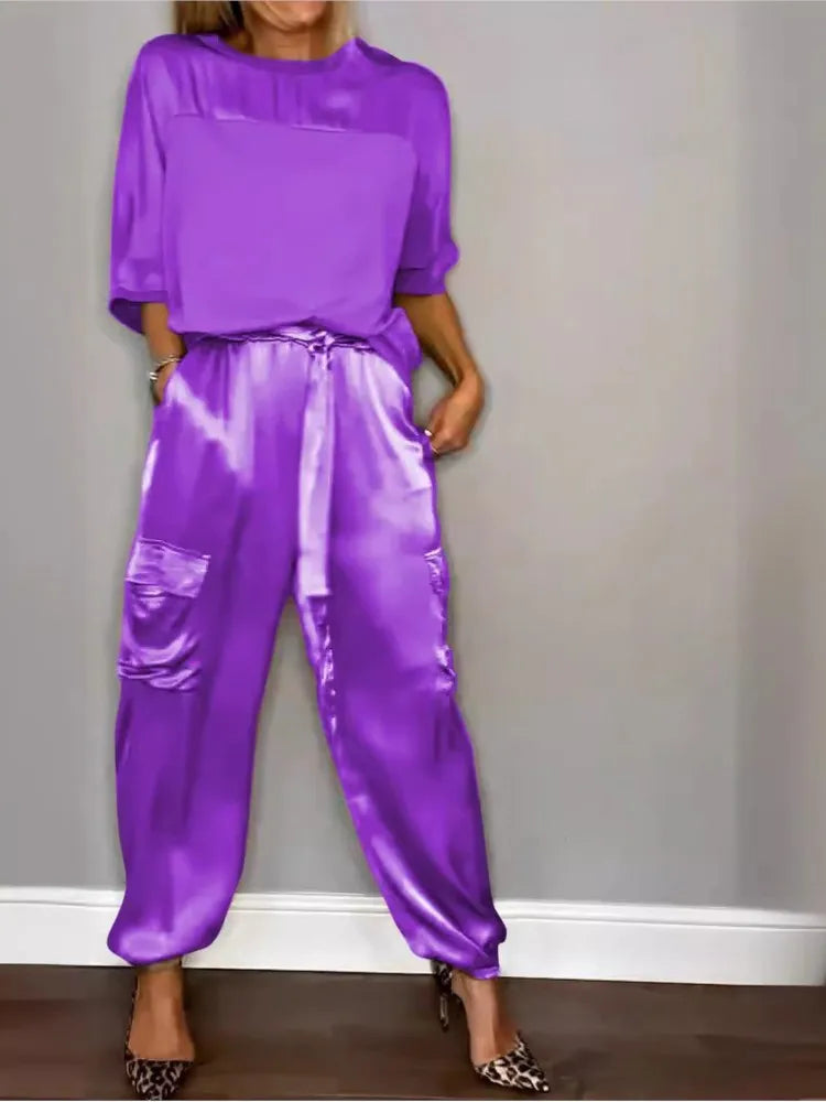 GIULIA - Set elegante 2 pezzi in vari colori