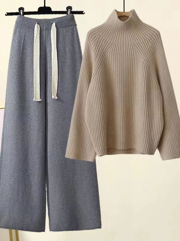 GIULIA - Completo in maglia autunno inverno dai toni chic