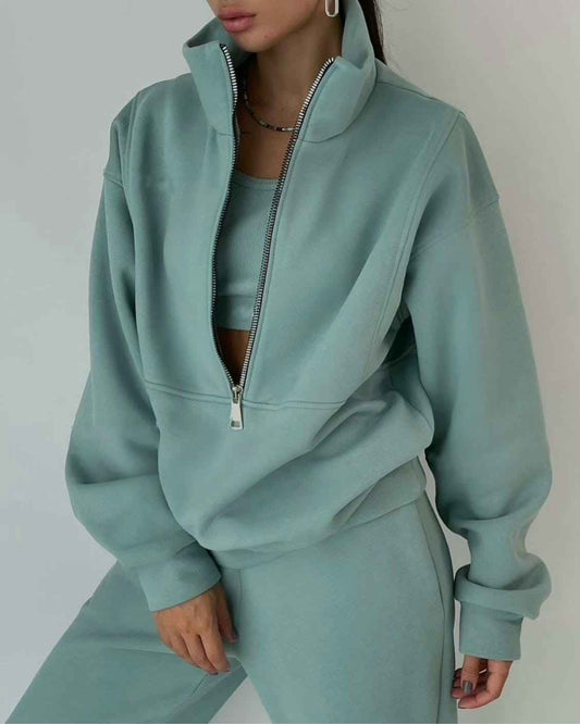 AVOLASCA - Lässiges Zwei-teiliger Oversized-Set für Damen
