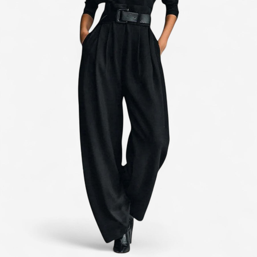 BIANCA - Mono elegante a collo alto in nero, grigio o marrone
