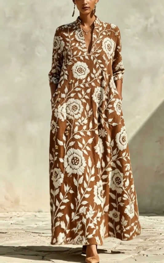 VIVIANA - Abito Maxi Romantico