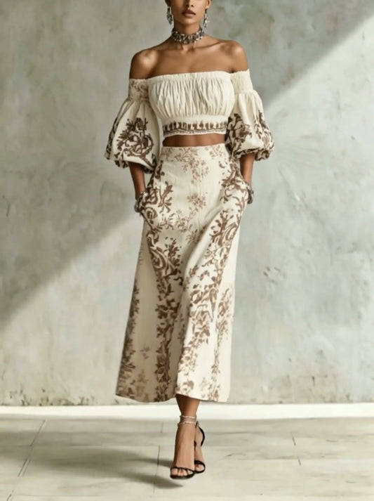 CERIALE - Completo elegante spalle scoperte