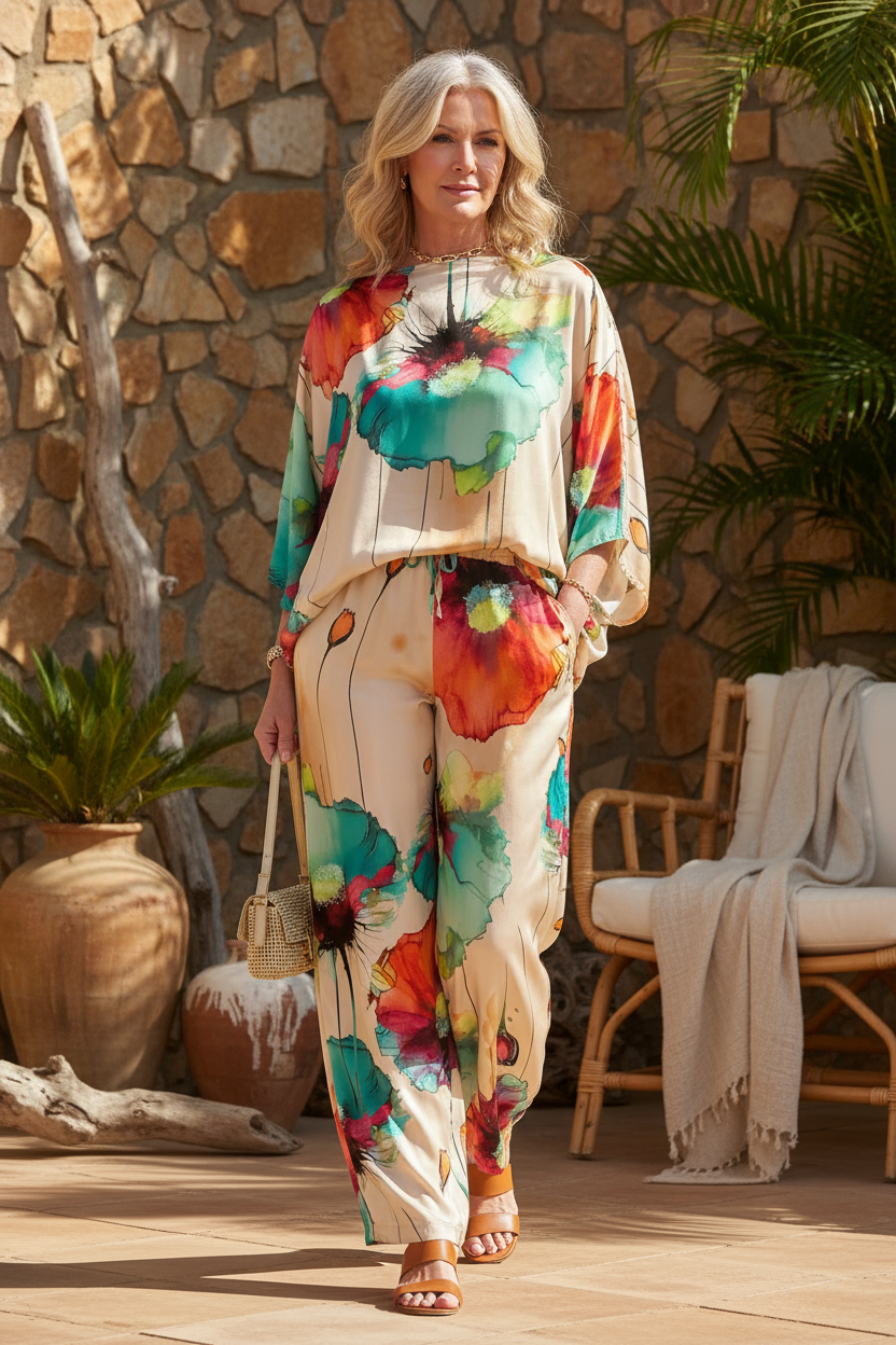 SOFIA - Set Stampato Multicolore Elegante