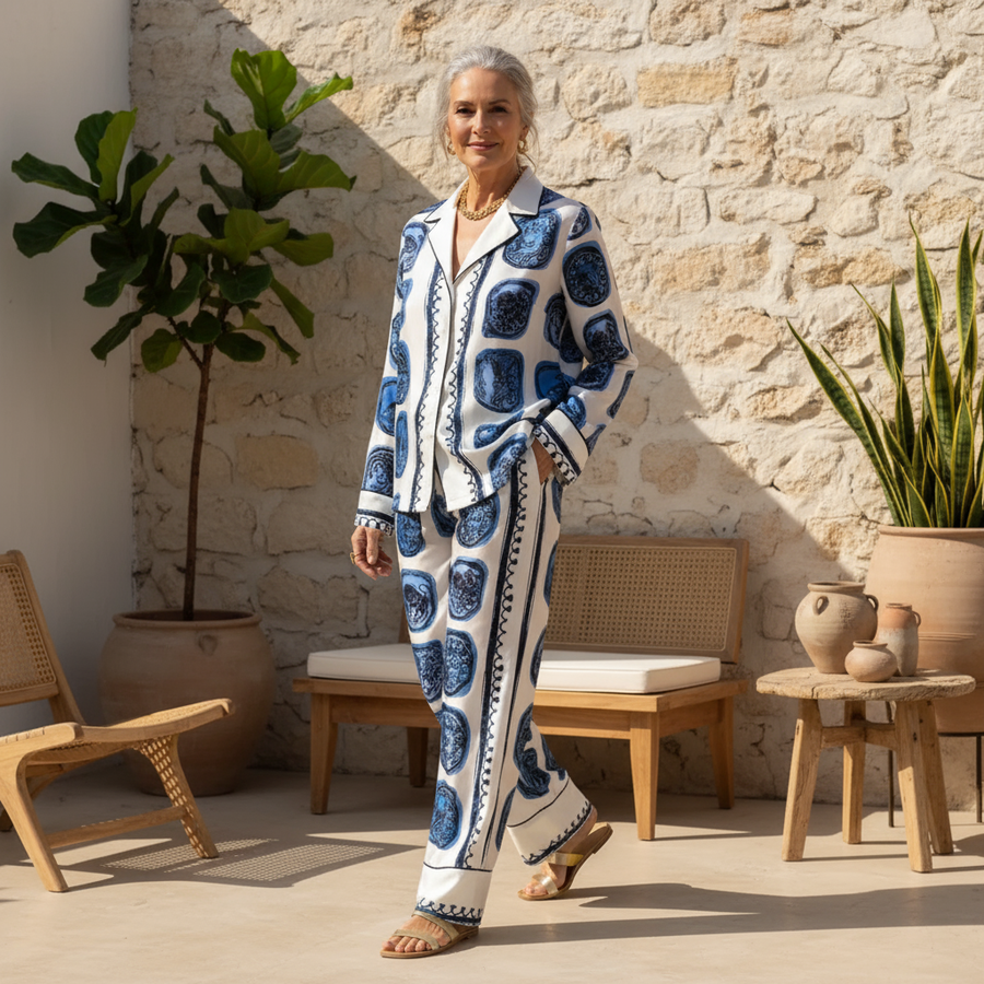GIULIA - Set due pezzi blu