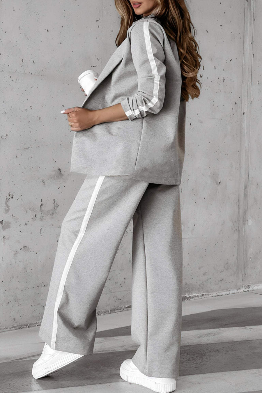 CREVACUORE - Set due pezzi blazer elegante da donna