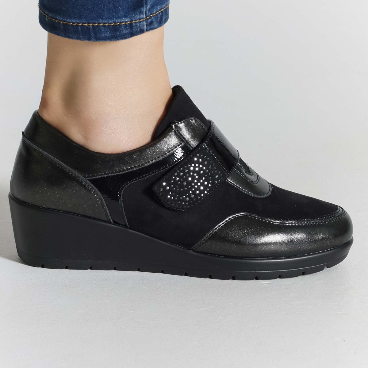 Katia - Sneaker Comfort con zeppa