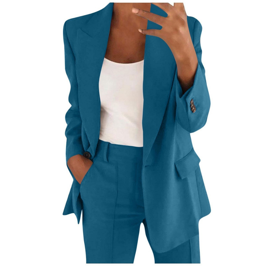 ALICE - Completo blazer e pantalone elegante multicolore