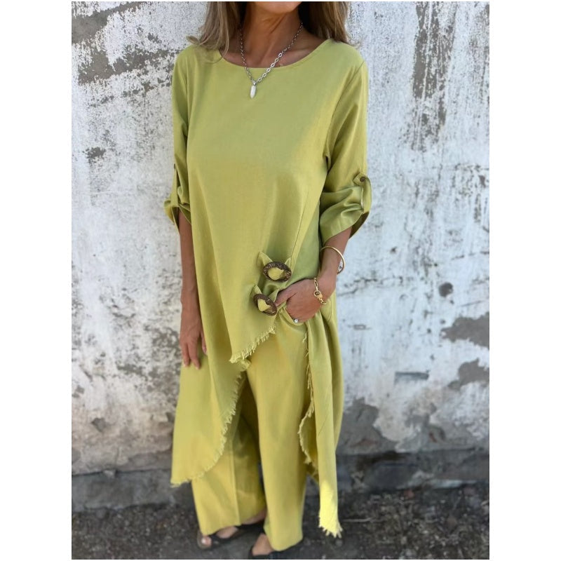 GIULIA - Completo due pezzi multicolore elegante