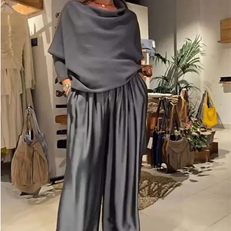 ALBA - Completo due pezzi off-the-shoulder elegante