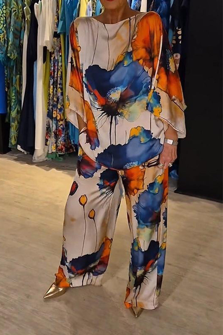 EMMA - Set Elegante Stampato Multicolore