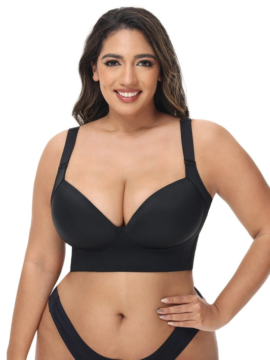 GIULIA - Completo due pezzi modellante nero e bianco