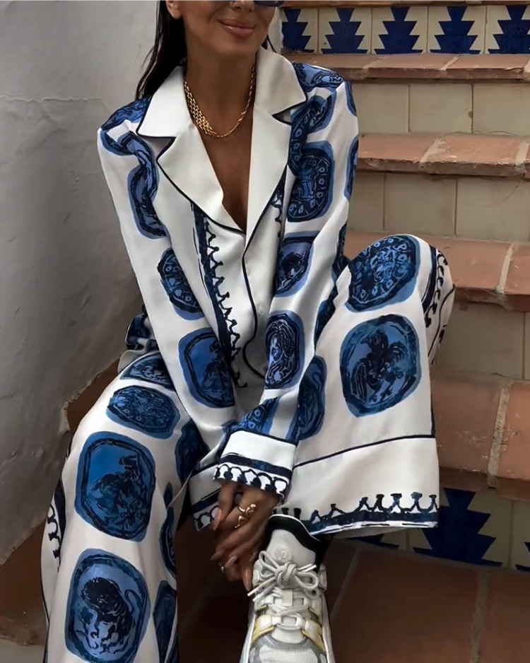 GIULIA - Set due pezzi blu