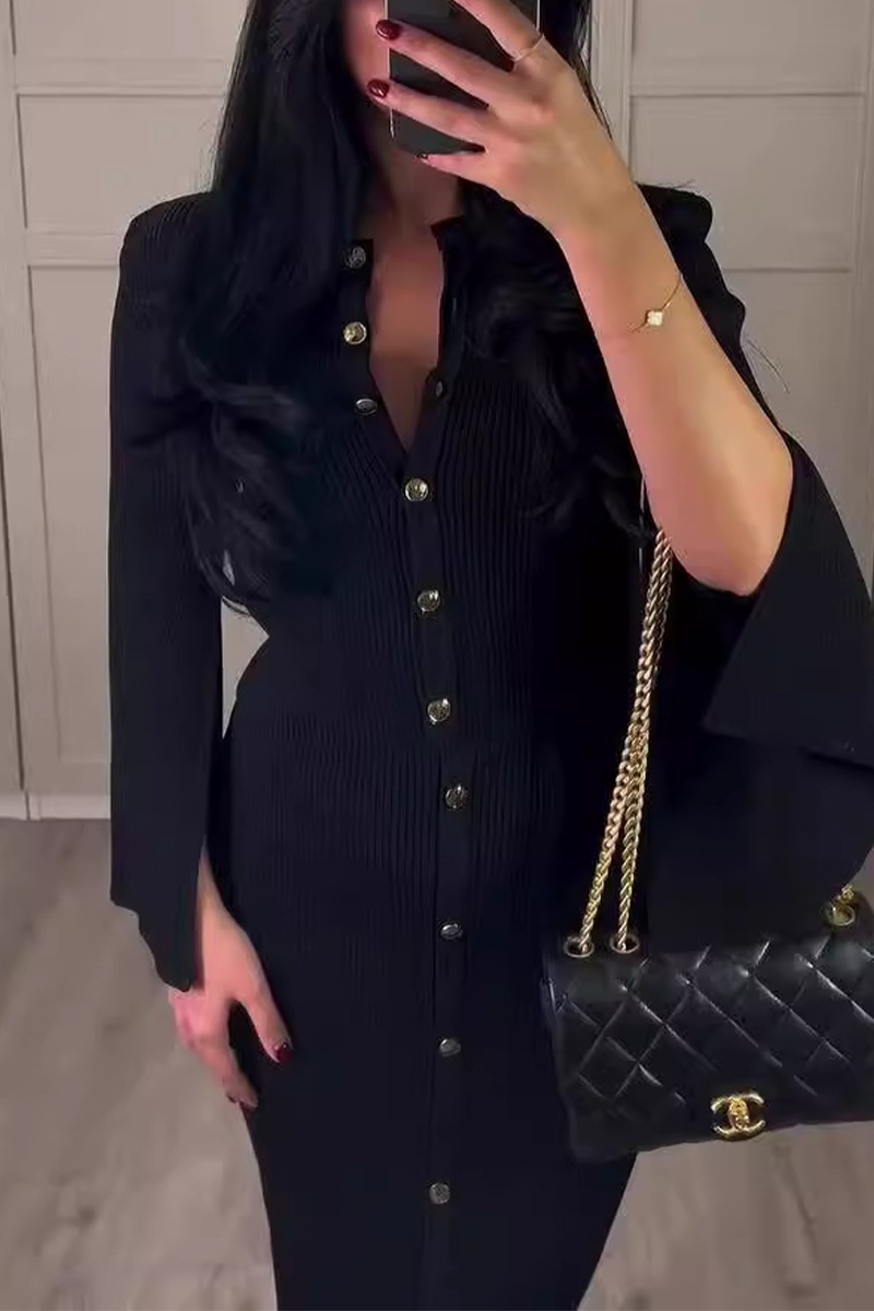 GIULIA - Completo nero a due pezzi elegante