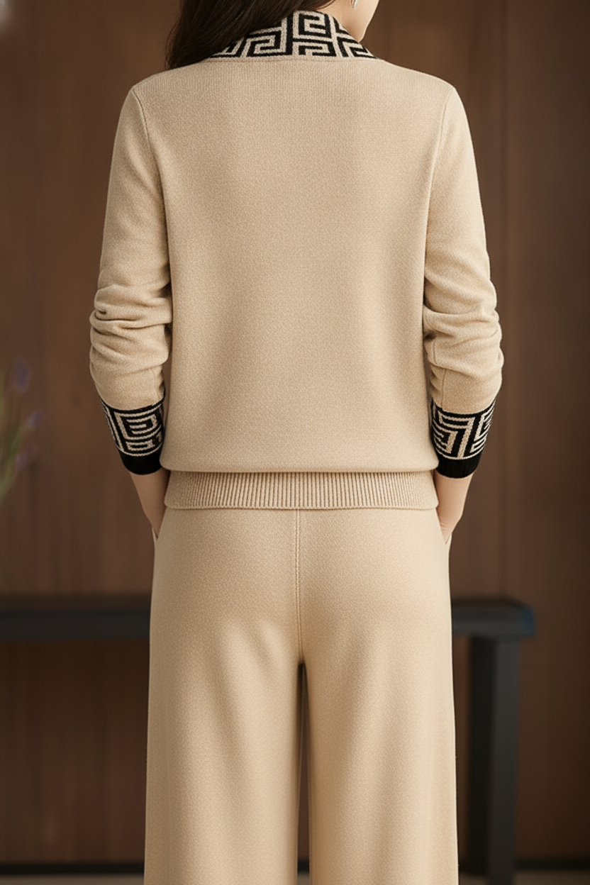 MADONE - Maglione casual con motivo geometrico