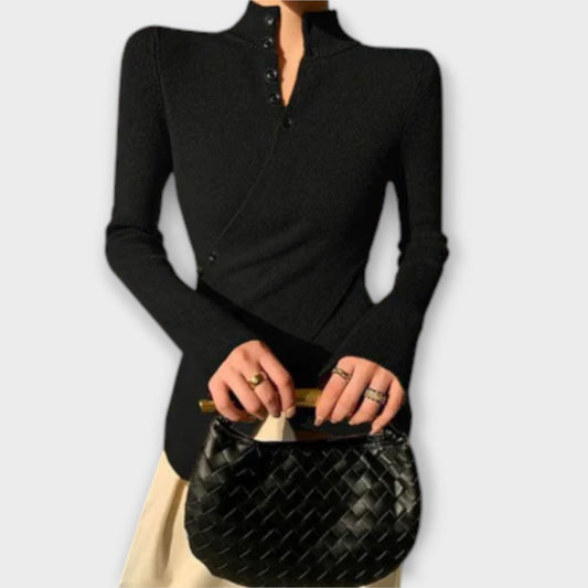VARNA - Mireko – Maglione in fine maglia con bottoni
