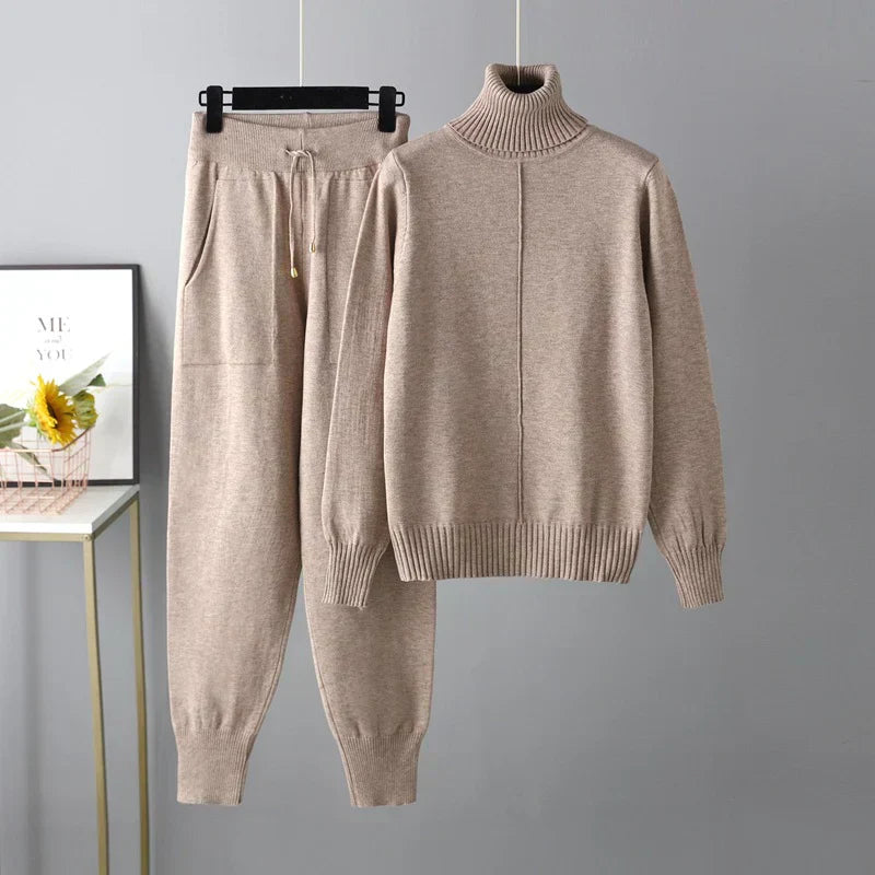 GIULIA - Completo in Maglia a Due Pezzi Multicolore