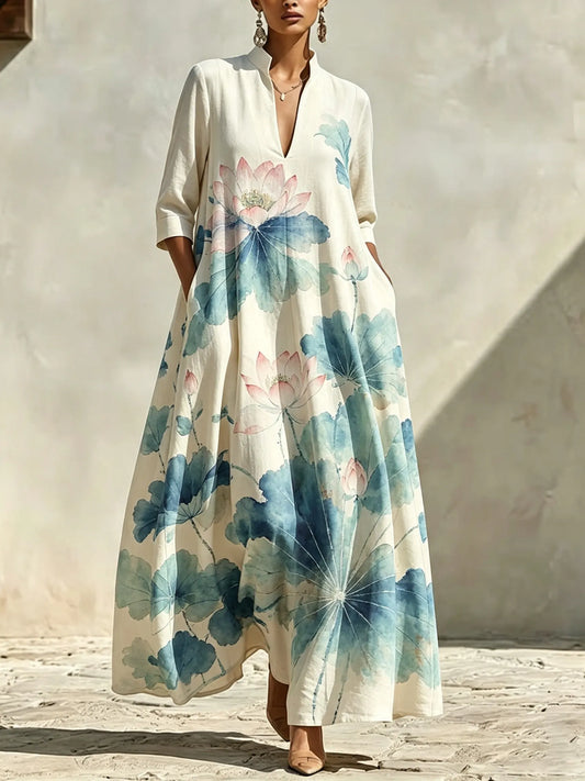 ANDORA - Abito Maxi Romantico da Donna