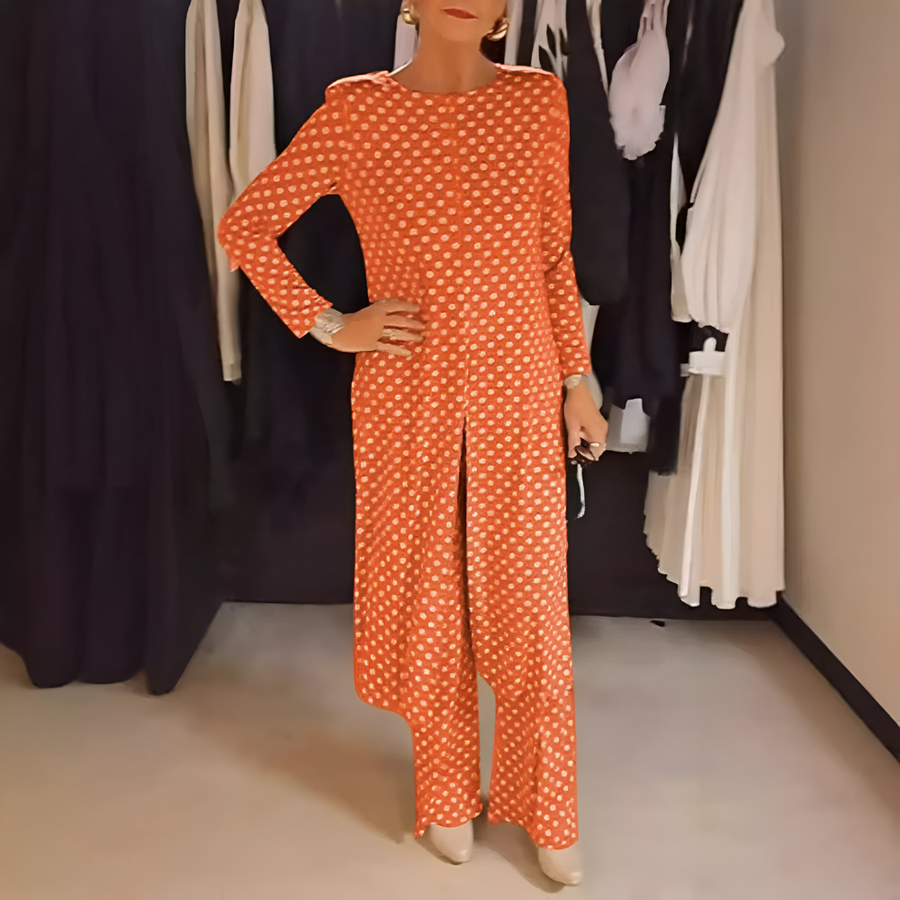 SOFIA - Set elegante a pois multicolore