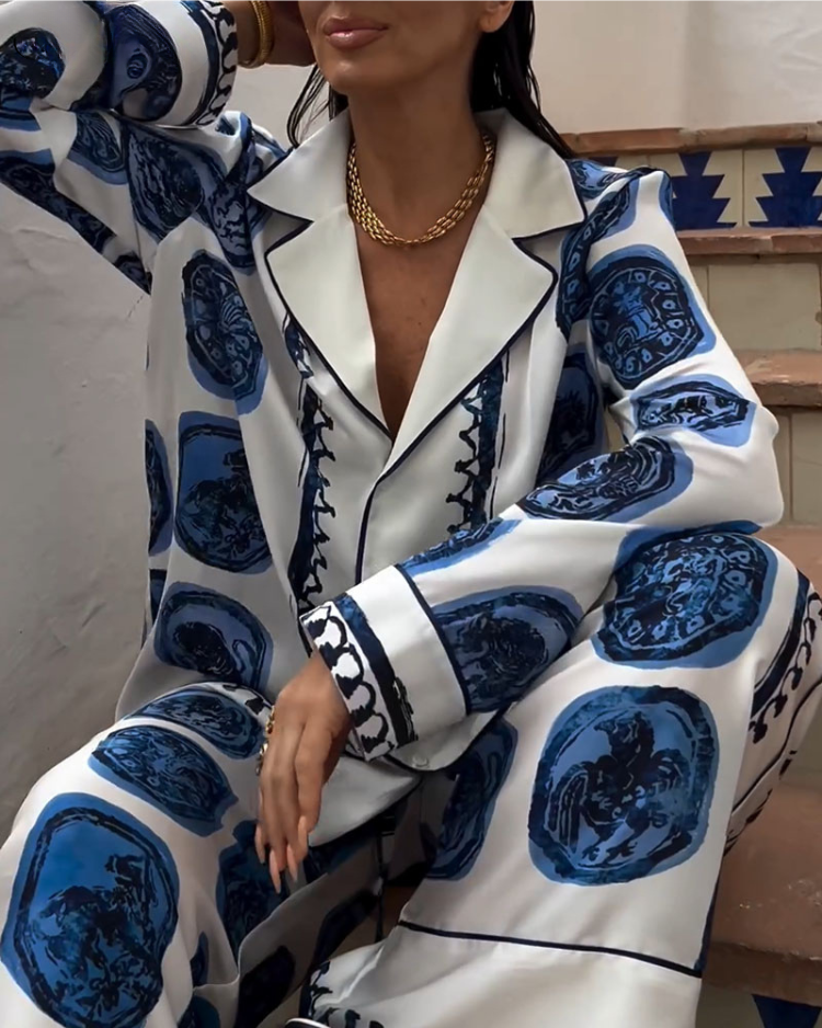 GIULIA - Set due pezzi blu
