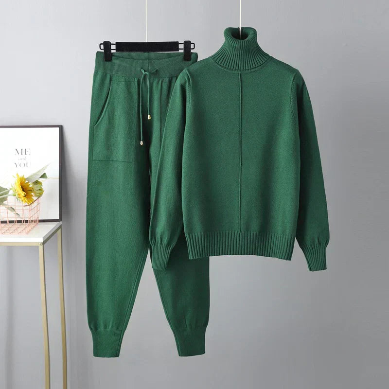 GIULIA - Completo in Maglia a Due Pezzi Multicolore