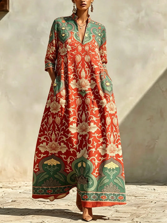 ATRI - Abito Maxi Romantico da Donna