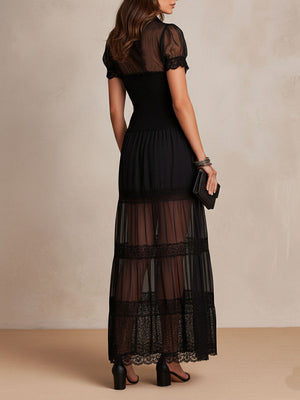 BEATRICE - Abito maxi elegante in variante