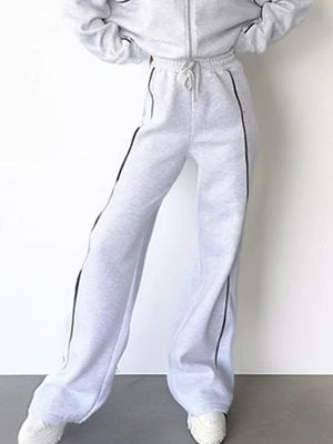 CASABONA - Completo Plus Size con Zip, Top e Pantaloni
