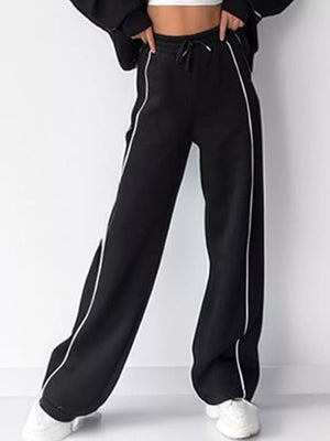 CASABONA - Completo Plus Size con Zip, Top e Pantaloni