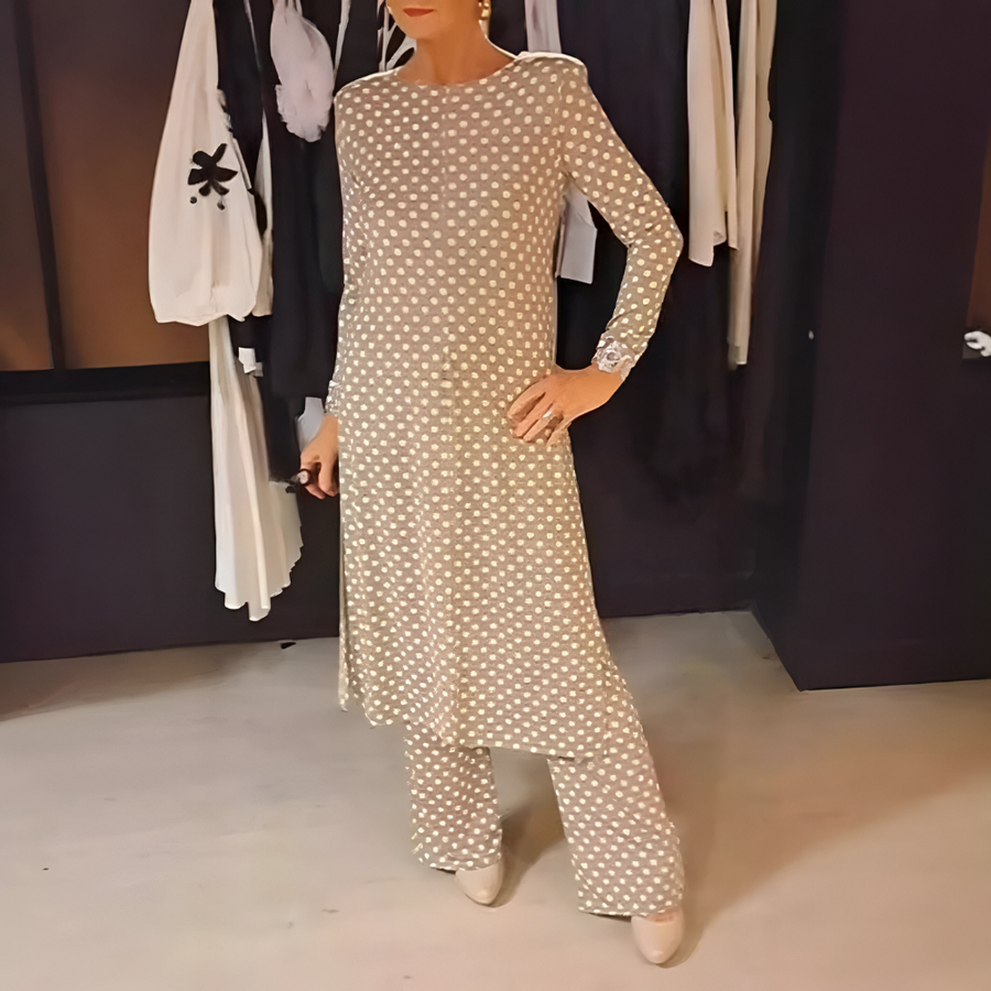 SOFIA - Set elegante a pois multicolore